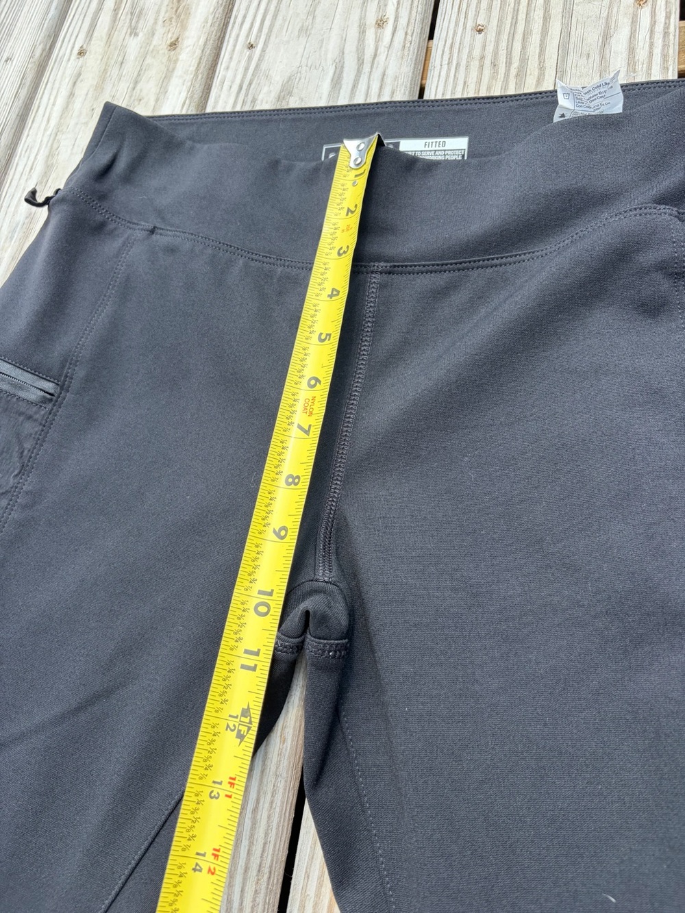 Carhartt Force Black Fitted Utility Leggings Pants Womens 12-14 Large Pockets - Picture 9 of 13